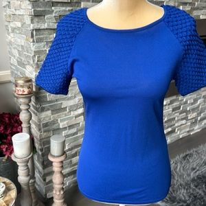 Midnight Blue Blouse by Fabrika. Size Small.